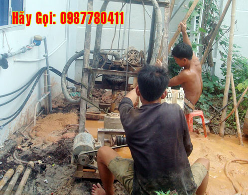 Khoan giếng bến cát